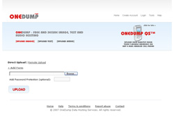 onedump screen