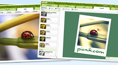 Edita le tue immagini gratis con Picnick