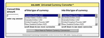 convertitore di valute