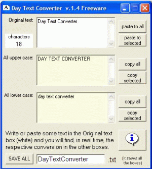 Day Text Converter