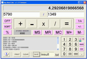 Day Max Calculator