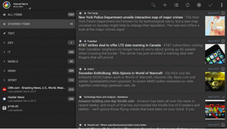 lettore feed rss per android