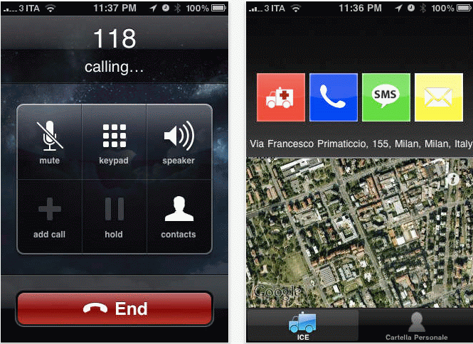 ICE app In Case of Emergency iPhone Android Blackberry