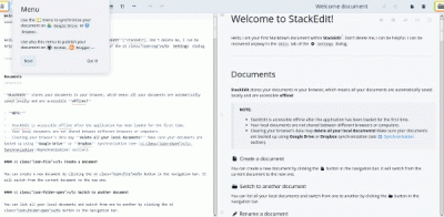 stackedit editor markdown