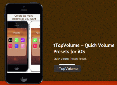 1Tap volume