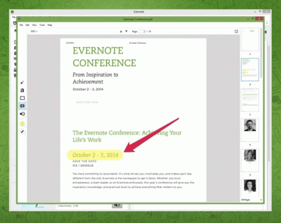 Evernote annotazione pdf