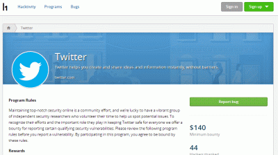 Twitter paga per trovare vulnerabilita