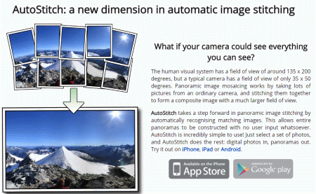autostitch foto panoramiche