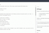 Dillinger editor markdown