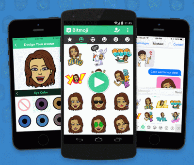 bitmoji emoji personalizzate da bitstrips