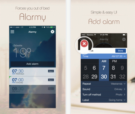 Alarmy (Sleep If U Can): sveglia per iOS e Android che obbliga ad alzarsi  dal letto
