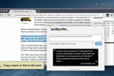 pullquote addon per Chrome