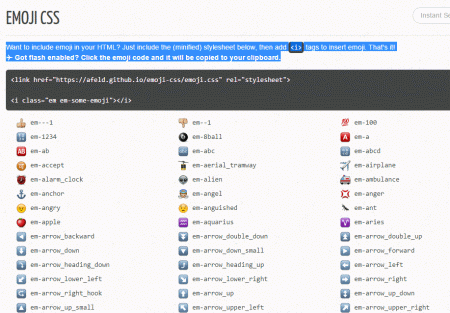 Emoji CSS
