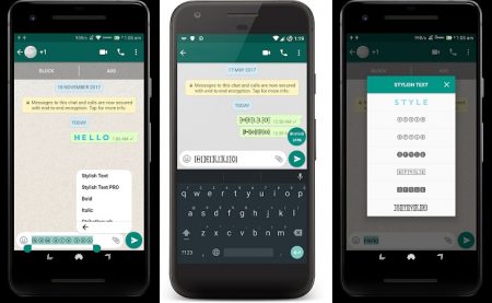 personalizzare le scritte su Whatsapp