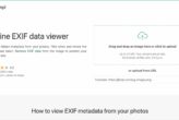 view exif data